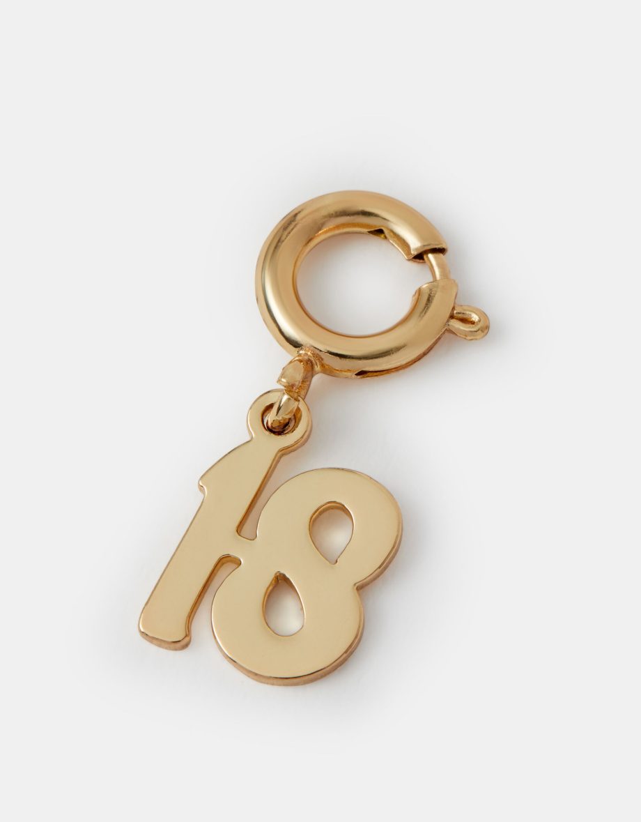 BIRTHDAY AGE JEWELLERY CHARM GOLD