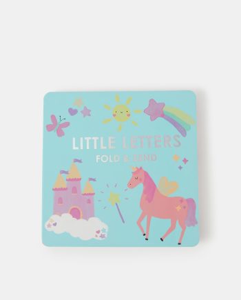 GIRLS UNICORN LITTLE LETTERS STATIONERY BOOK