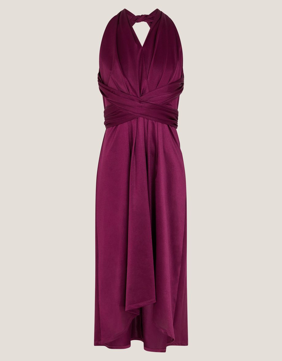 Tia twist prom dress red