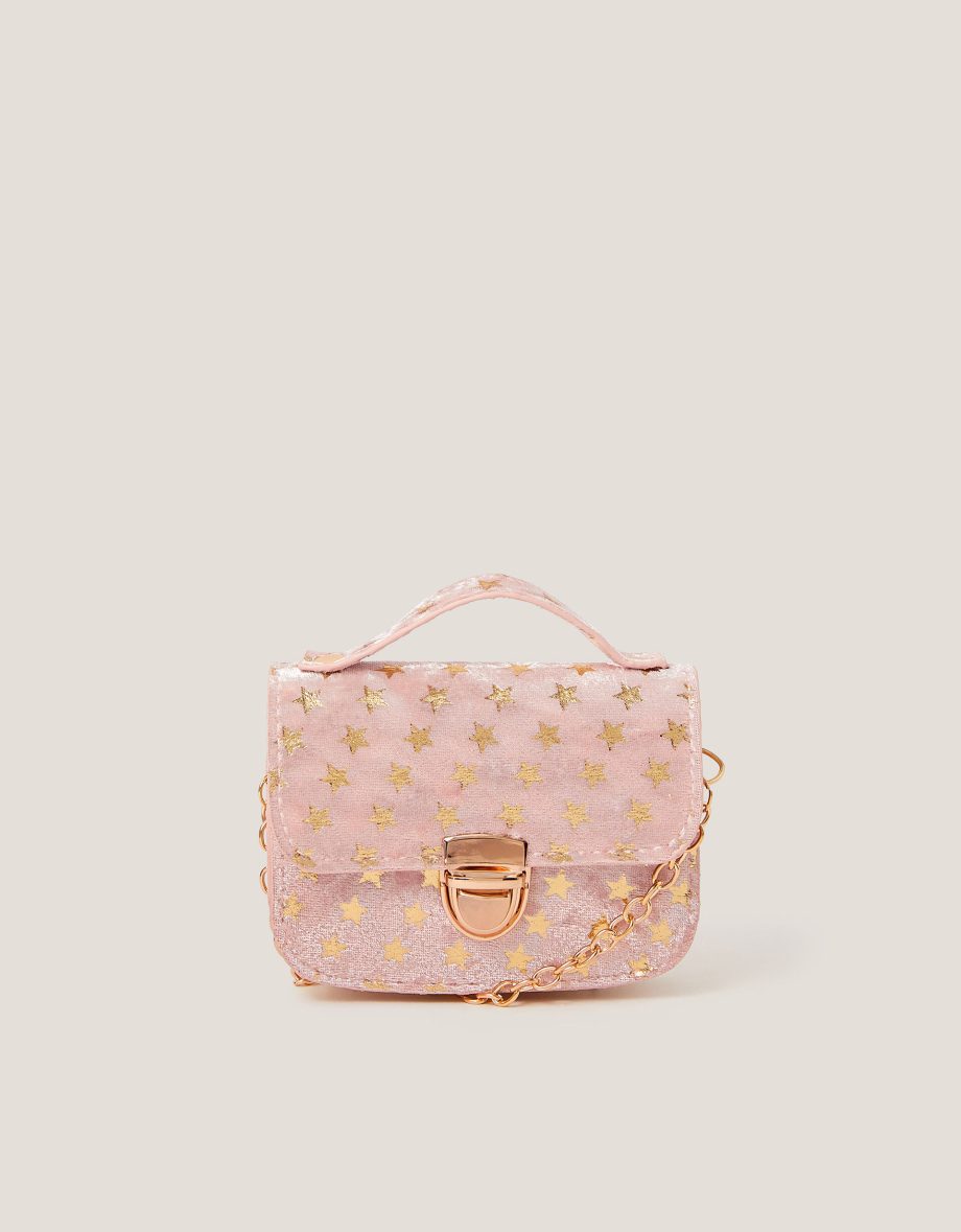 Mini superstar velvet bag