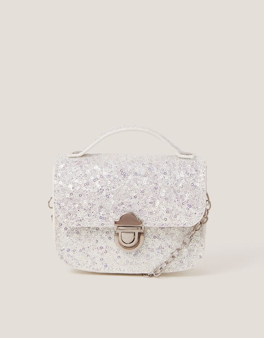 Mini glitter push-lock bag