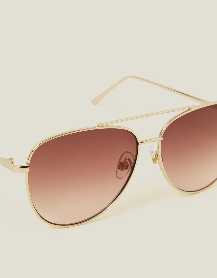 METAL AVIATOR SUNGLASSES