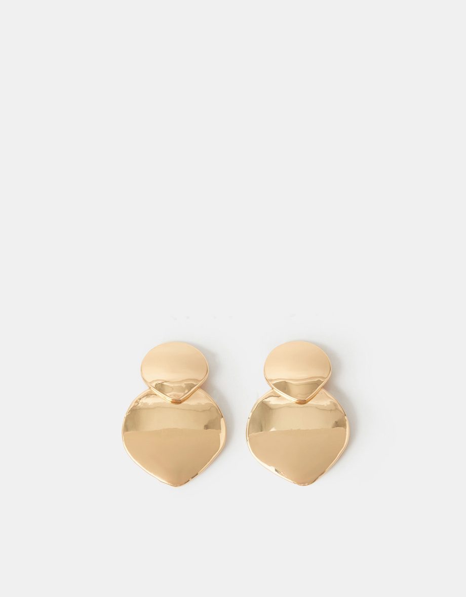 CIRCULAR SHORT DROP EARRINGS