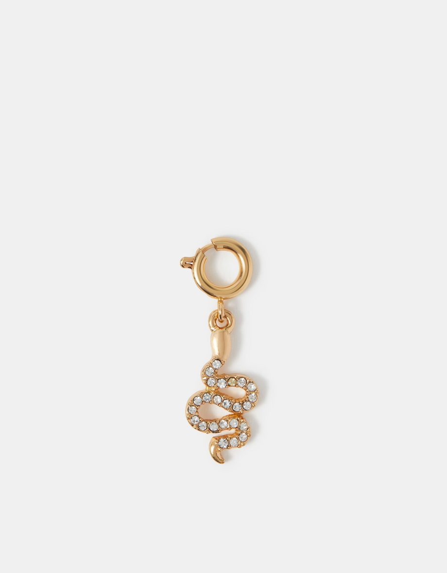DIAMANTÉ SNAKE JEWELLERY CHARM