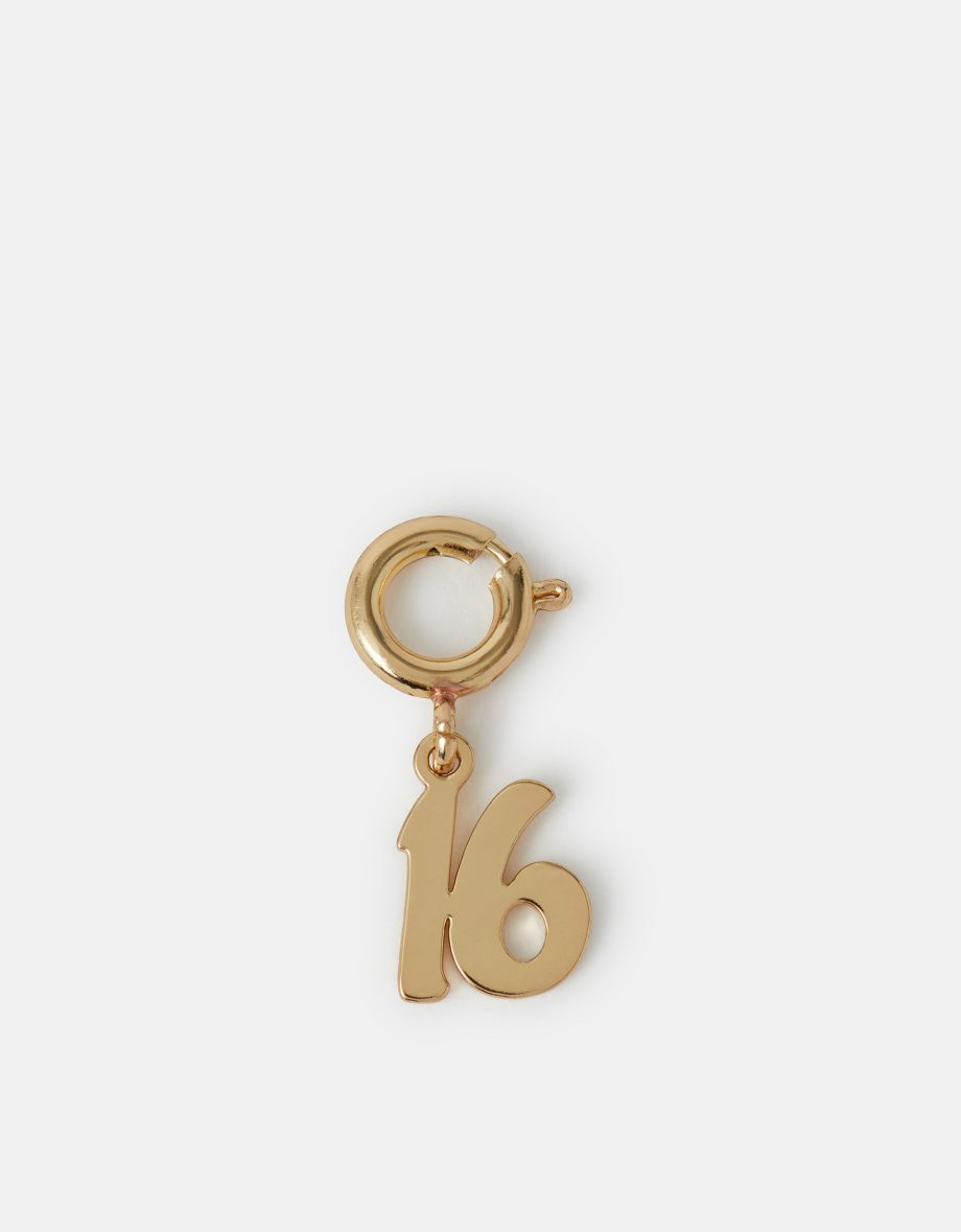 BIRTHDAY AGE JEWELLERY CHARM GOLD