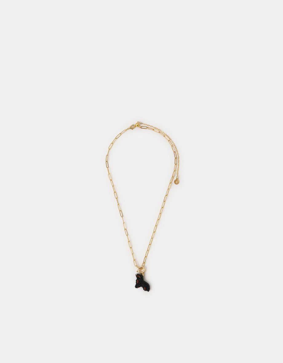 DOG BEADED CHARM