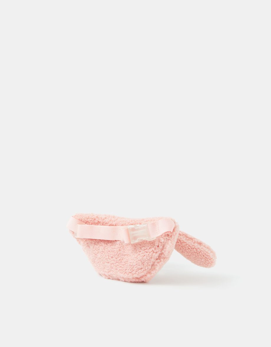GIRLS BORG BUNNY BELT BAG