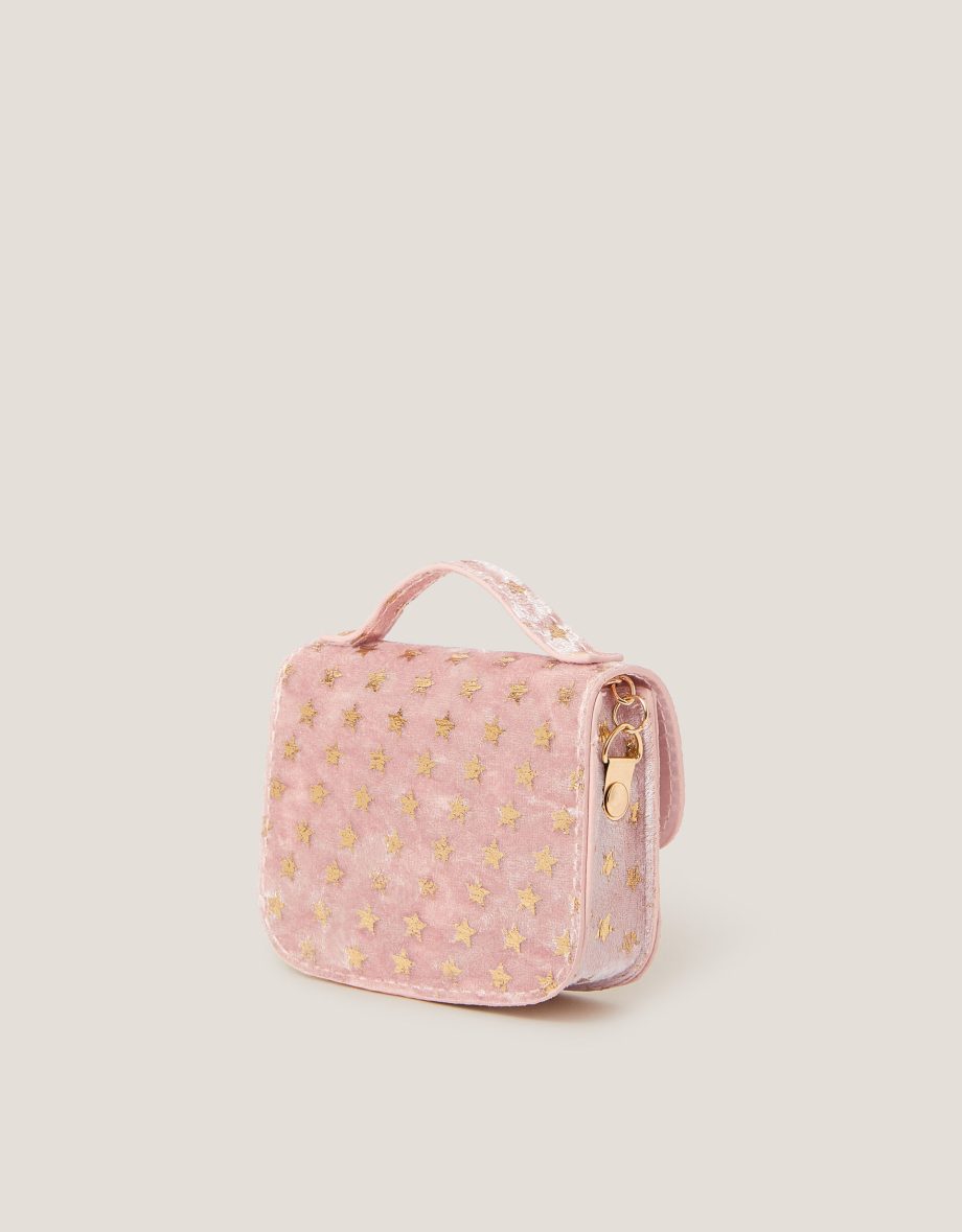 Mini superstar velvet bag