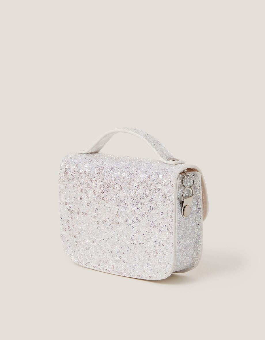 Mini glitter push-lock bag