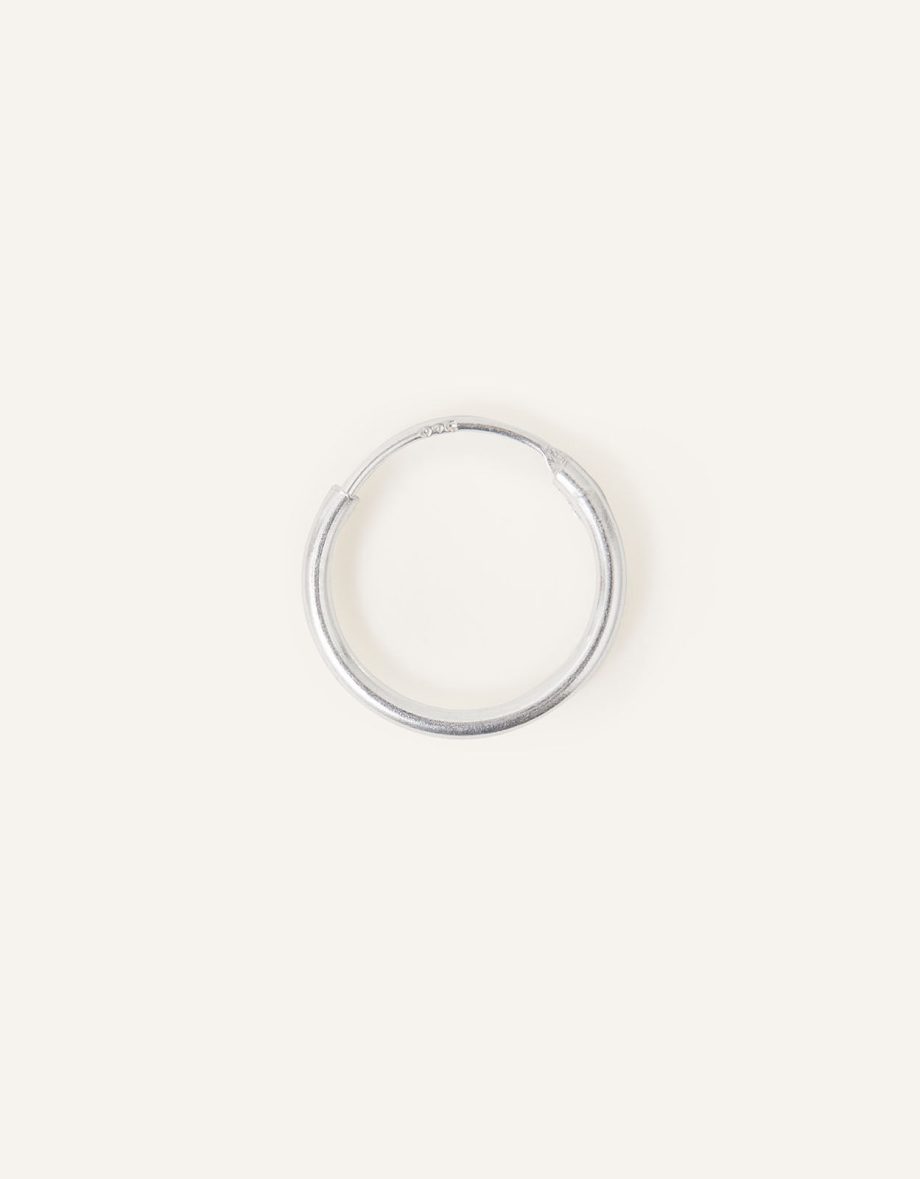 STERLING SILVER SINGLE MINI HOOP