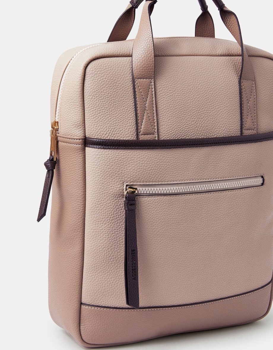POCKET TOP HANDLE BACKPACK