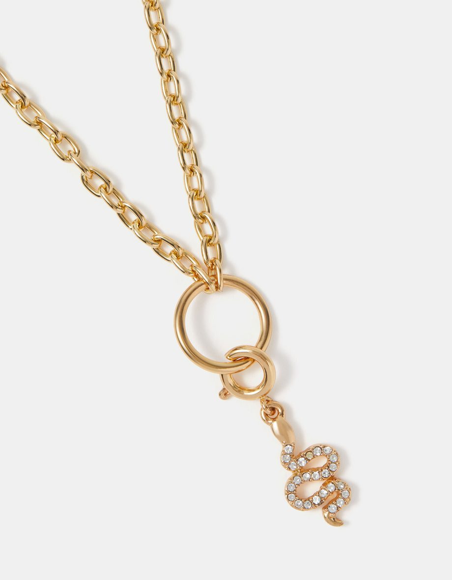 DIAMANTÉ SNAKE JEWELLERY CHARM
