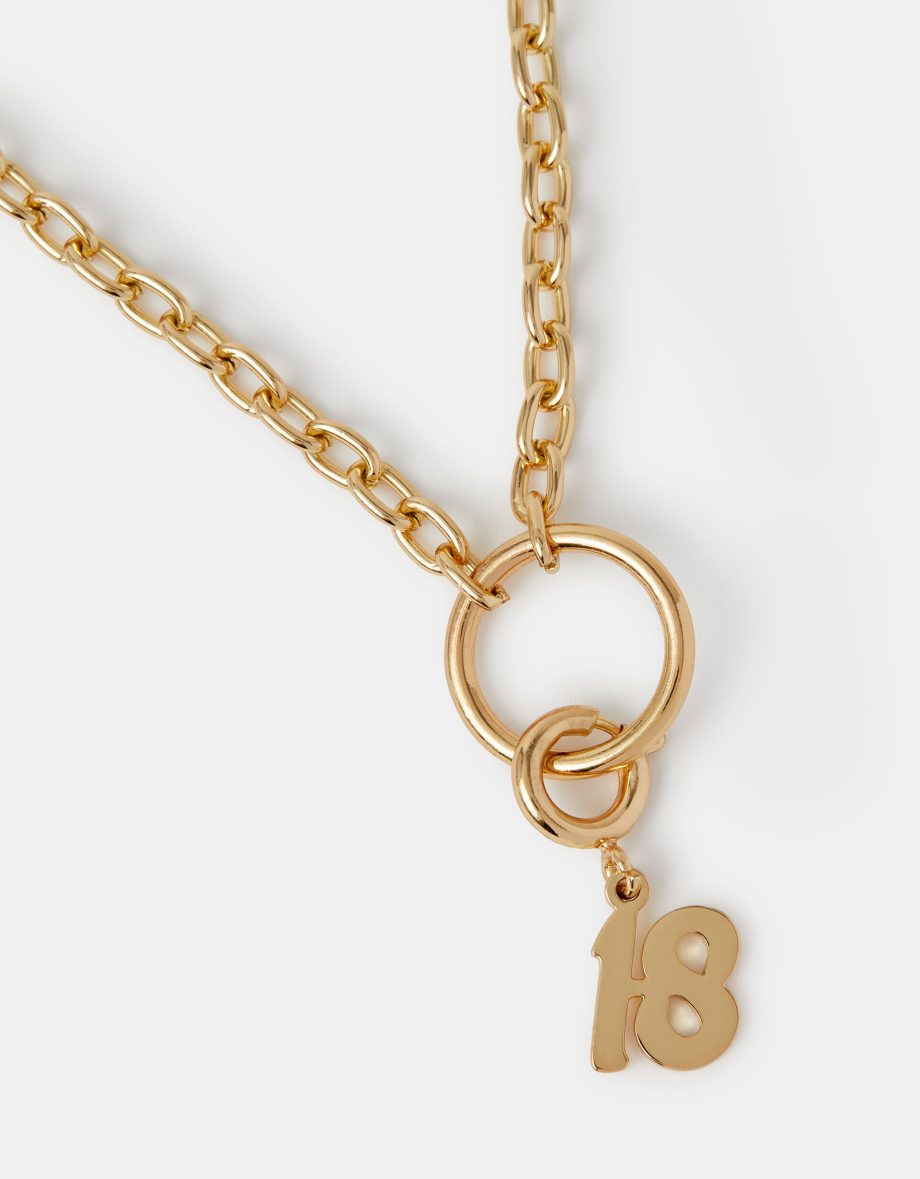 BIRTHDAY AGE JEWELLERY CHARM GOLD
