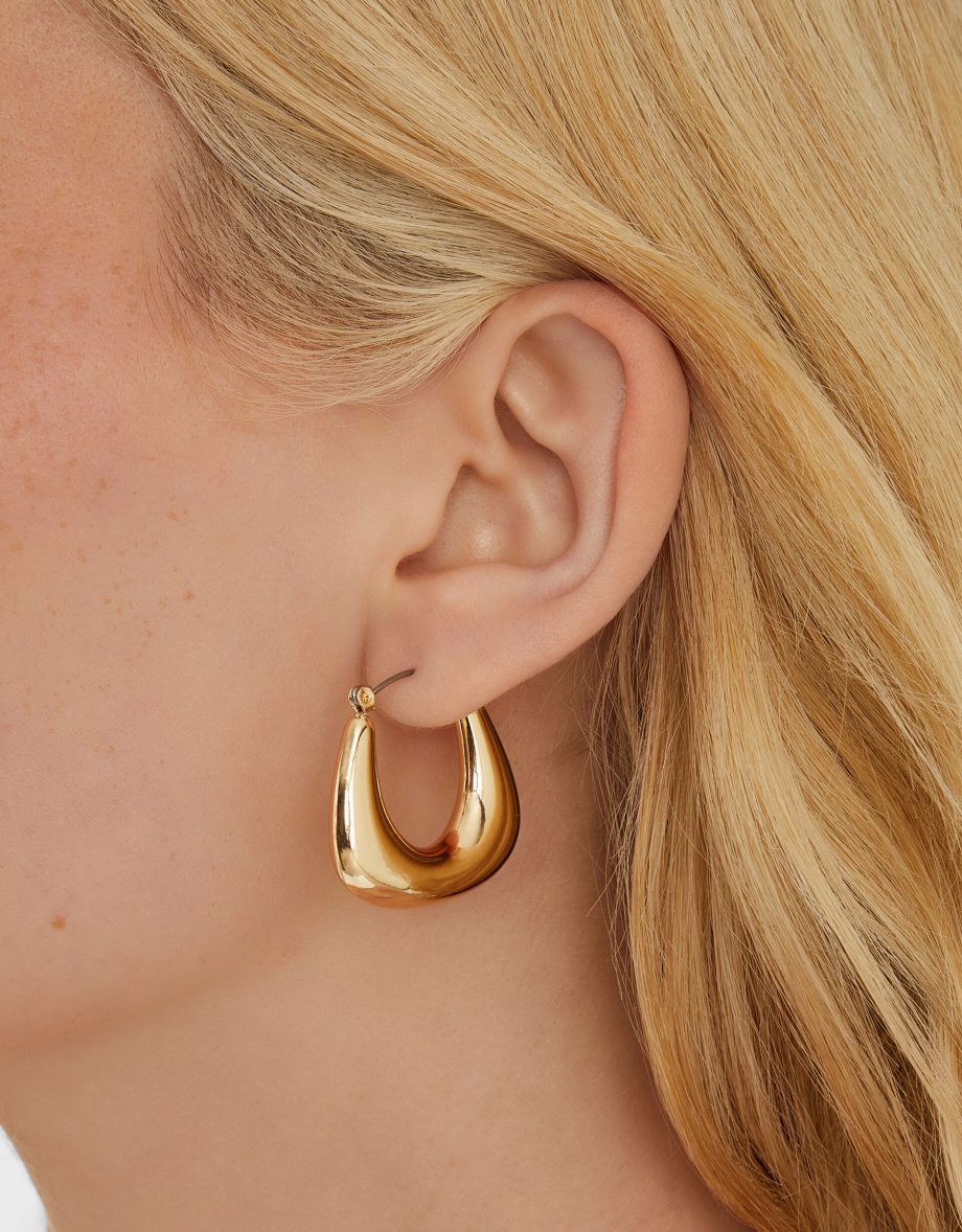 WIDE BUBBLE HOOP EARRINGS