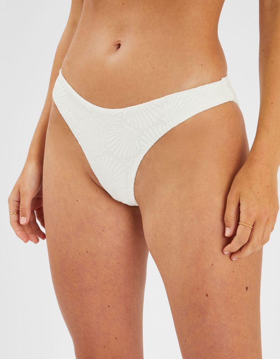 Seashell Bikini Bottoms White