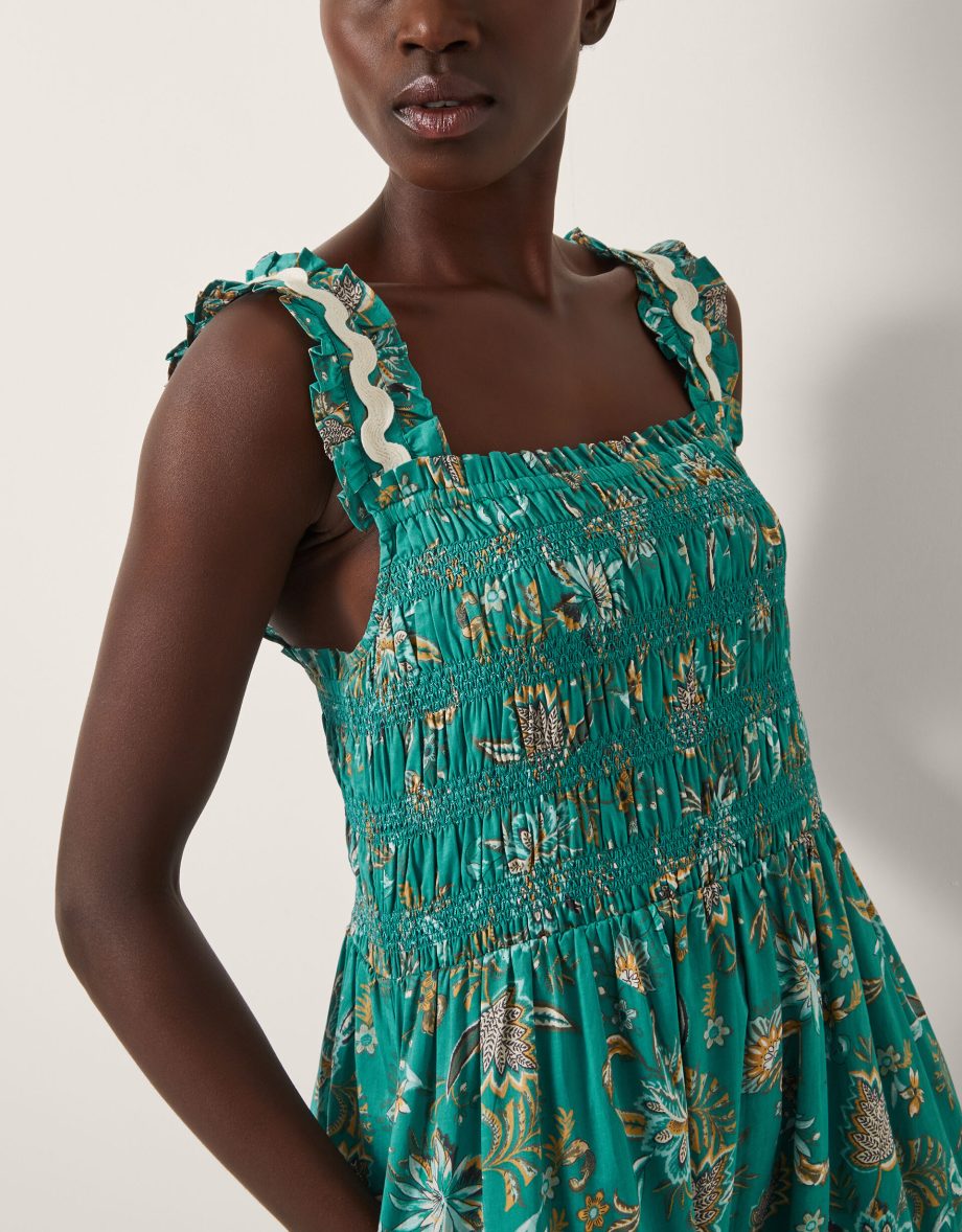 Saoirse Floral Smocked Maxi Dress