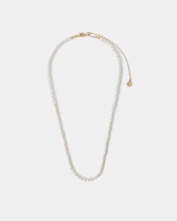14CT GOLD-PLATED SEED PEARL NECKLACE