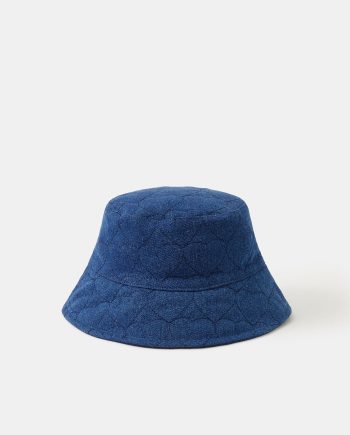 DENIM HEART BUCKET HAT