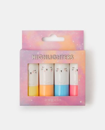 4-PACK GIRLS MINI CAT HIGHLIGHTERS