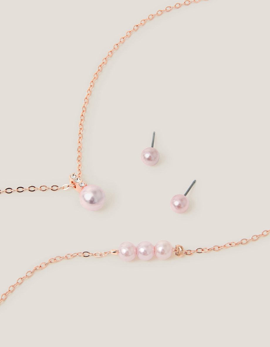 Bridesmaid pearl jewellery set