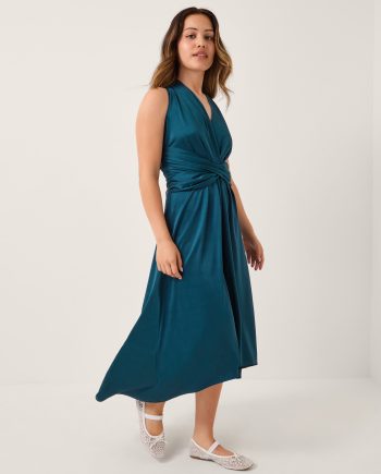 Tia twist prom dress teal