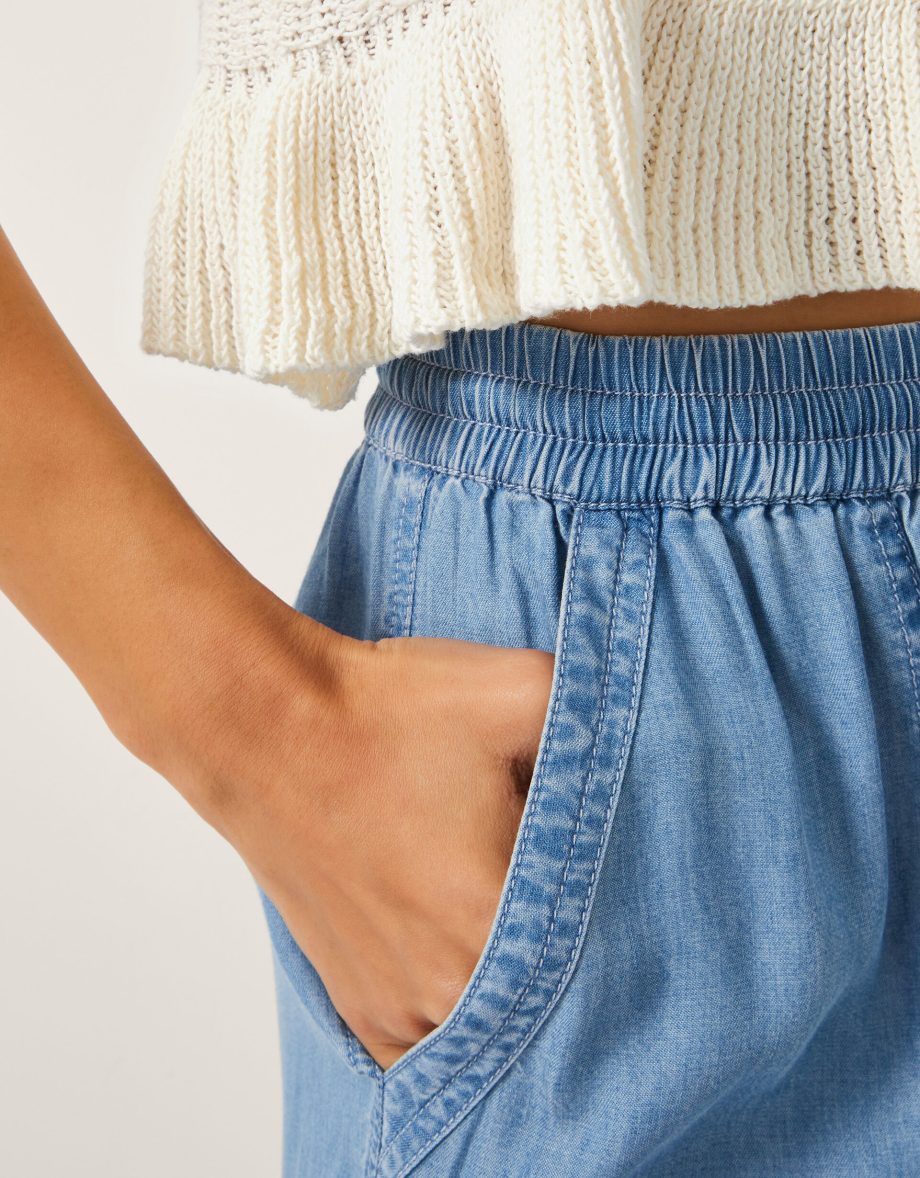 Ruby ruffle knit tank top ivory