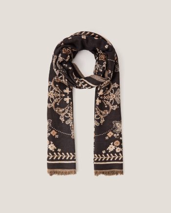 Sammi medallion print scarf