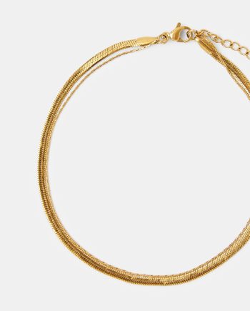 STAINLESS STEEL OMEGA CHAIN ANKLET