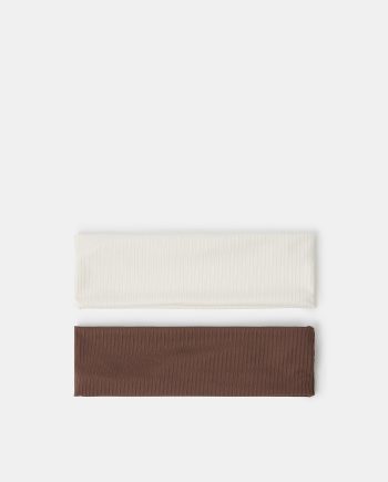 2-PACK RIBBED BANDO HEADBANDS