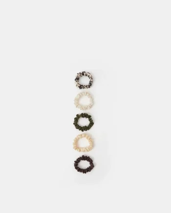 5-Pack Mix Skinny Hair Scrunchies