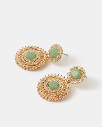 SUNRISE GEM SHORT DROP EARRINGS