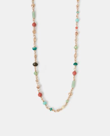LONG BEAD STATION NECKLACE