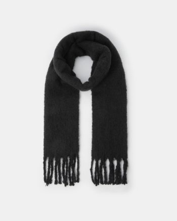Super Soft Plain Scarf Black