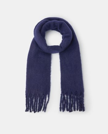 Super Soft Plain Scarf Blue