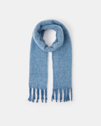 Super Soft Plain Scarf Blue