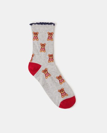 LONDON BEAR PRINT SOCKS