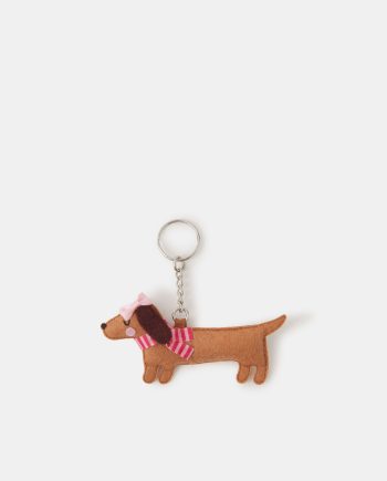 GIRLS SAUSAGE DOG BAG CHARM