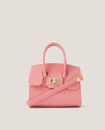Mini portobello handbag pink