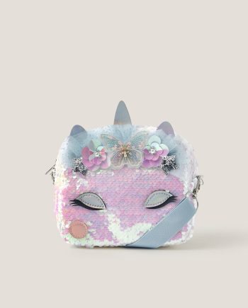 Unicorn 2-in-1 sequin crossbody bag
