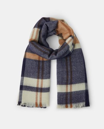 CHECK BLANKET SCARF