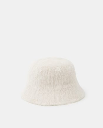 FLUFFY BUCKET HAT NATURAL