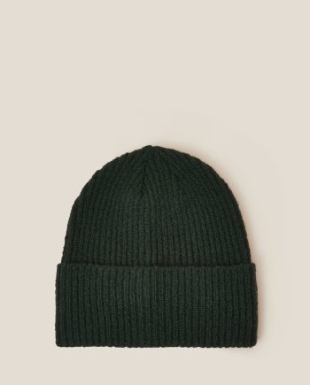 SOHO KNIT BEANIE HAT GREEN