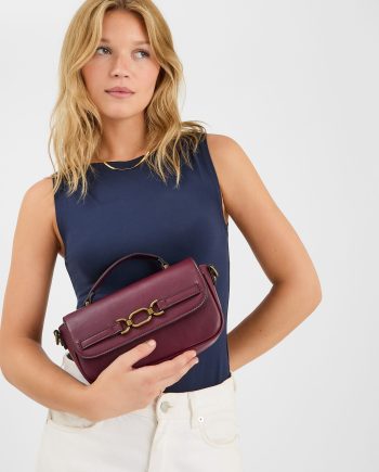 Snaffle Crossbody Bag Red