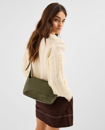 Plain Crossbody Bag Green