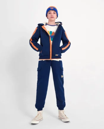 Heavy Weight Cargo Joggers Blue