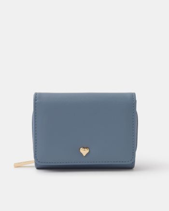 HEART TRI FOLD PURSE