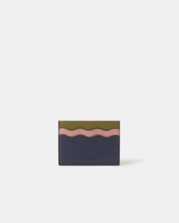 Wavy Colourblock Card Holder