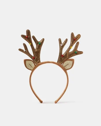 Glitter Reindeer Antlers Headband