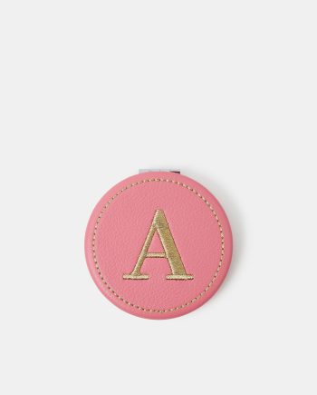 INITIAL COMPACT MIRROR PINK