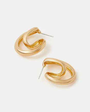 Swirl Hoop Earrings